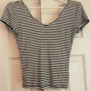 Express Striped Crop Top